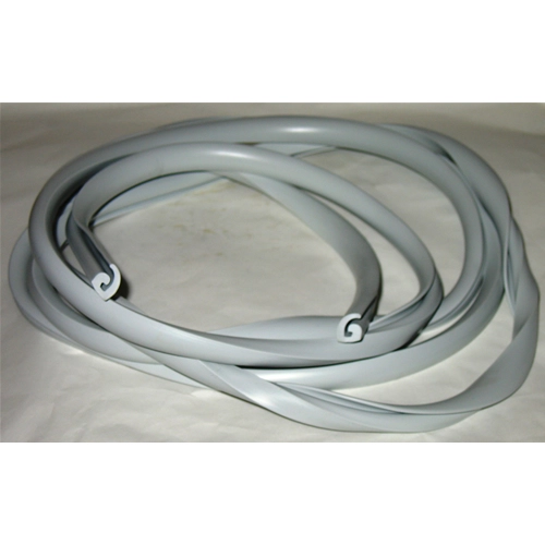 Graues Dichtungsprofil für Motorhauben, Taschen und Karosserien VESPA 98 125 150 V1 V15 V33 VM VN Abblendlicht VL Straußenleder GS VS1 VB1 VNA VNB VBAVBB 3,10 m