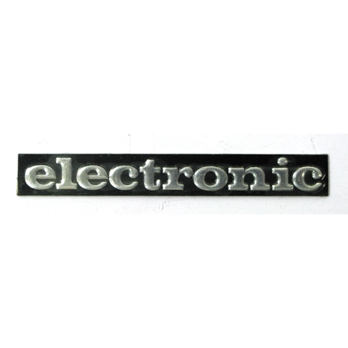 Placa escrita "ELECTRONIC" PIAGGIO SI VESPA pk px ro 226705