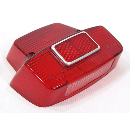 Rotes Rücklichtgehäuse aus Kunststoff mit Reflektor für VESPA 125 150 180 SUPER SS SPORT ro 150369