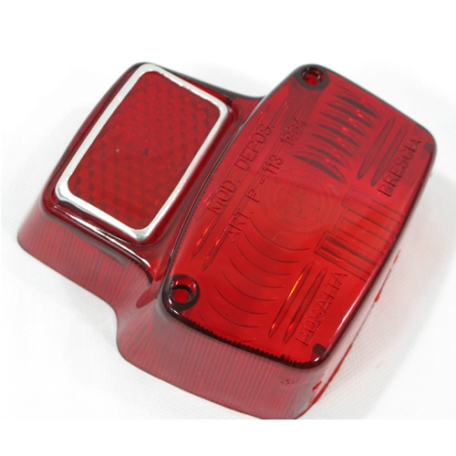 Feu arrière rouge complet avec réflecteur et anneau en aluminium pour VESPA 50 - 50 S.SPRINT - VESPA 90 - 90 SPRINT - 90 S.SPINT