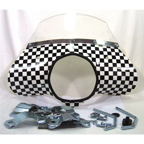 Screen printed windshield windscreen for LAMBRETTA 125 150 175 TV SPECIAL SX complete with brackets