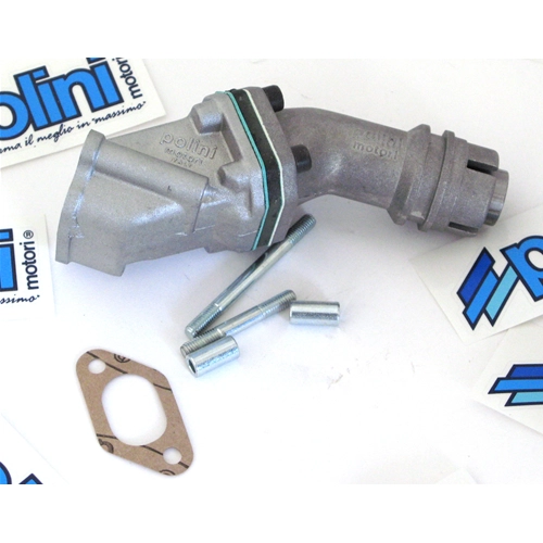Colector de admisión de láminas simple POLINI 215.0117, diámetro 16 para carburador VESPA 50 NLR ET3
