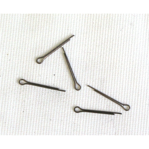 Pasador de chaveta de acero, de 1,5 mm de diámetro y 25 mm de longitud, para diversas aplicaciones.