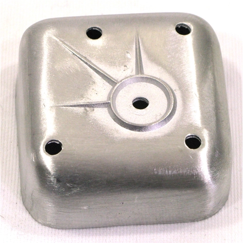 Couvercle de redresseur 65 x 65 x 27 mm pour Vespa en aluminium