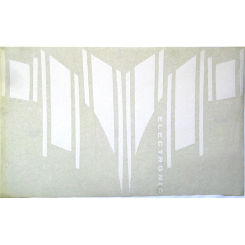 Bandes adhésives blanches pour carrosserie, capots, côtés et garde-boue de VESPA RALLY 180 200 VSD ro 610193M
