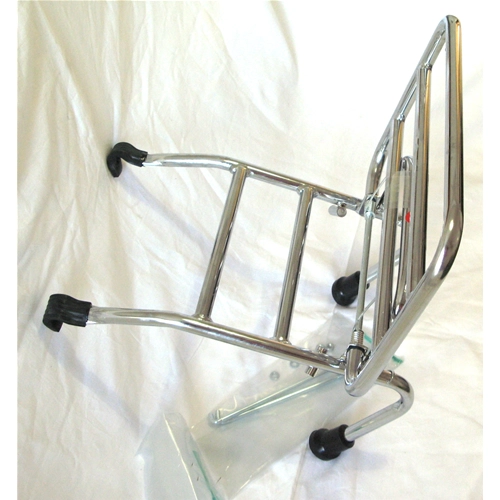 Verchromter Frontgepäckträger für VESPA 50 90 125 150 160 180 200 NLR SPECIAL PRIMAVERA SS ET3 PX PE ARCOBALENO PK XL RUSH N FL2 HP ro 610271M