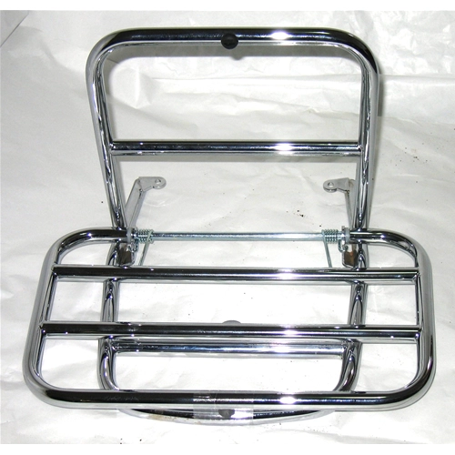 Portaequipajes trasero cromado para la nueva VESPA GT GTS.