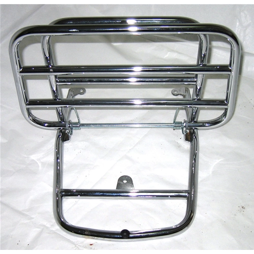Portaequipajes trasero cromado para la nueva VESPA GT GTS.