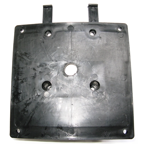 Erhöhter Kennzeichenhalter in Schwarz für VESPA und Oldtimer-Motorräder 125 150 200