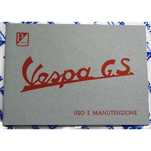 Manual de uso y mantenimiento para VESPA 150 GS VS4T de 1956 a 1958 ro 610043M