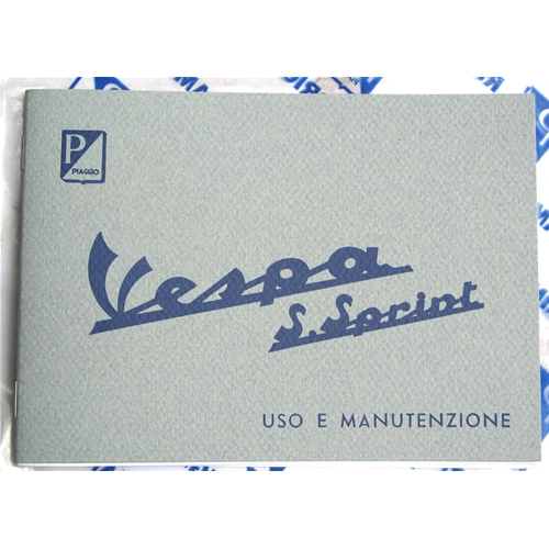 Gebrauchs- und Wartungshandbuch für VESPA 90 SS SUPER SPRINT von 1965 bis 1971 ro 610046M