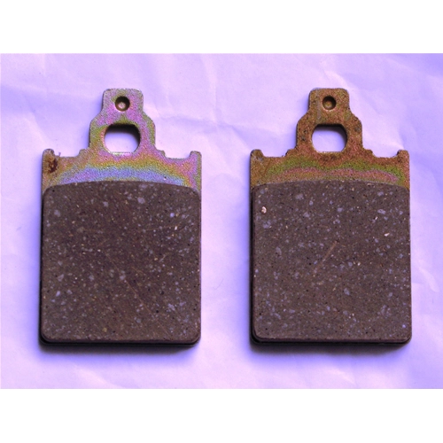 Plaquettes de frein blanches pour Vespa PX 125, 150 et 200