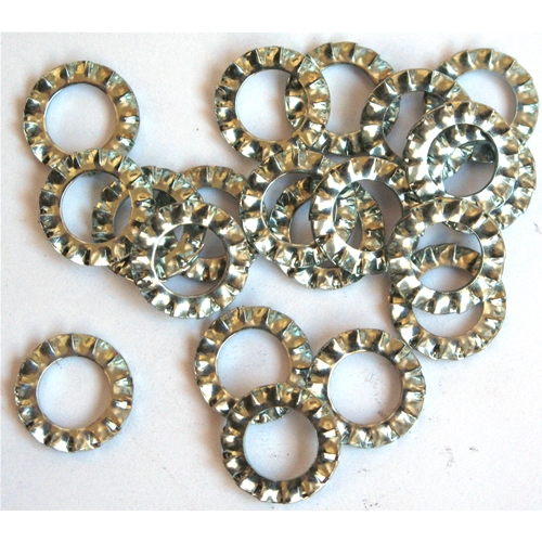 Rondelle crantée extérieure M7 7 mm pour Vespa Ape et Lambretta (applications diverses) - 1 pièce