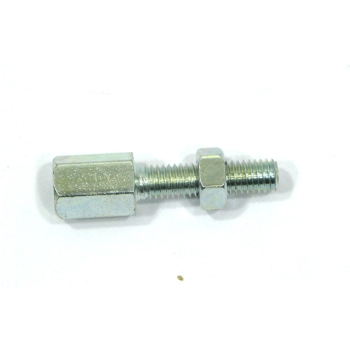 Schraubregister Ø 5 mm M5 x 20 für VESPA 50 80 90 125 150 160 180 200 PX PK NLR COSA Seilzugspanner zur Einstellung von Kupplungszug, Schalthebel, Vorderradbremse, Gaspedal und Wählhebel mit Sechskantmutter, 8-mm-Schlüssel, ro 090527 020105 1 Stück