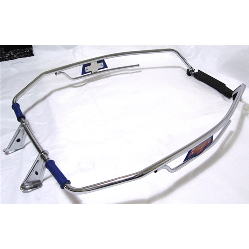 Chrome-plated body protection perimeter guard - blue - for VESPA 125 150 160 180 200 SUPER GT SPRINT SS RALLY