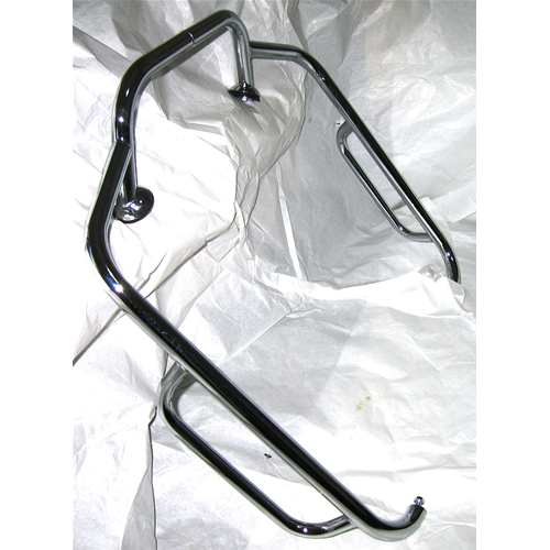 Protector perimetral tubular cromado universal para VESPA y LAMBRETTA en 2 piezas.