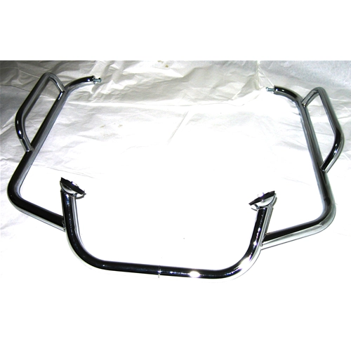 Protector perimetral tubular cromado universal para VESPA y LAMBRETTA en 2 piezas.