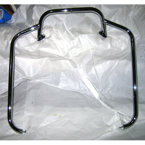 Protector perimetral tubular cromado universal para VESPA y LAMBRETTA en 2 piezas.