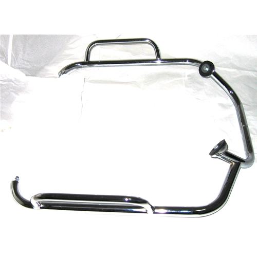 Protector perimetral tubular cromado universal para VESPA y LAMBRETTA en 2 piezas.