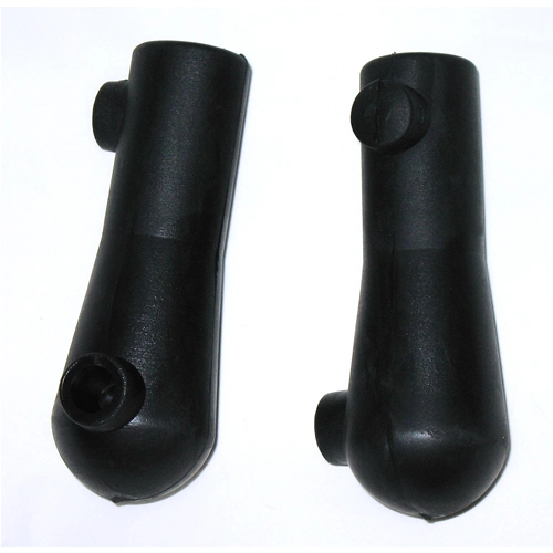 Supports de béquille pour VESPA 125 150 160 180 200 VNB VBB GL GT GTR SUPER SPORT SPRINT SPRINT VELOCE GS 160 RALLY noirs, diamètre du trou intérieur Ø 18 mm, référence 054146 054147