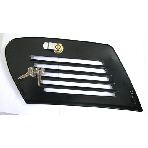 Tapa del compartimento del motor con cerradura para VESPA 50 90 primera serie