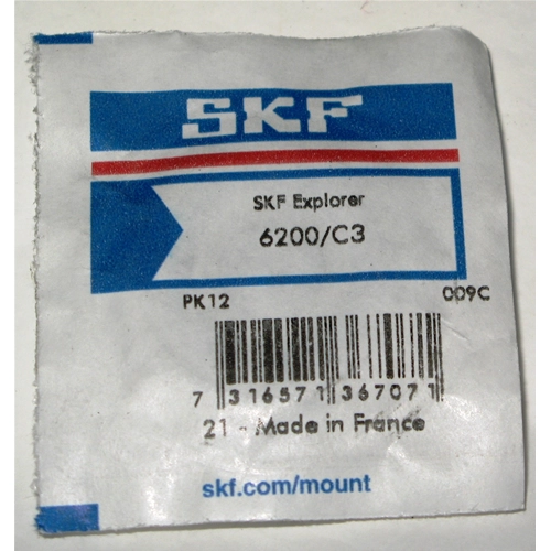 Rodamiento 10 x 30 x 9 Eje primario para VESPA 50 125 PK XL APE ro 007035 SKF 6200.C3