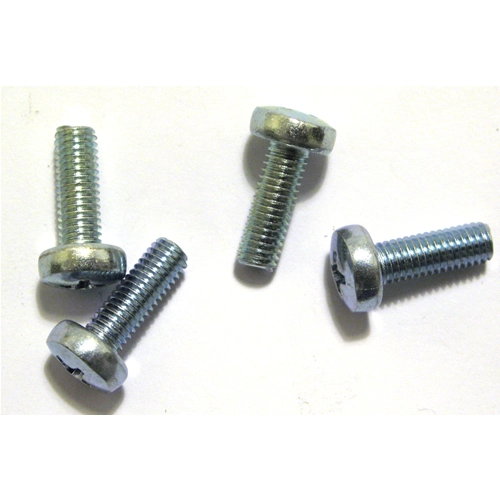 Tornillos de cabeza ranurada de 5 mm x 15 mm para cubiertas de ventiladores VESPA y diversas aplicaciones (10 unidades)