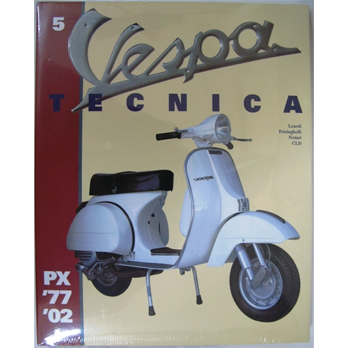 Band Nr. 5 „VESPA TECNICA" in Italienisch VESPA 80 125 150 200 PX PE von 1977 bis 2002
