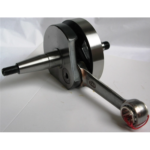Vilebrequin de compétition pour Vespa 125 ET3 Primavera (1967-1983) et Vespa PK 125 (1982-1985). Bielle conique de 19 mm, polie, pour conversion de 50 cm³ à 125 cm³.