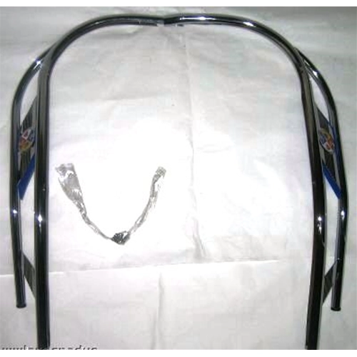 Bordo Scudo Cromato Doppio per VESPA 50 L R SPECIAL ELESTART 125 PRIMAVERA ET3 con Borchie Blu