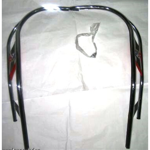 Bordo Scudo Cromato Doppio per VESPA PX 125 150 200 PE P200E BORCHIE ROSSO