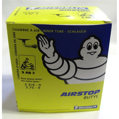Cámara de aire MICHELIN 9AB3 2.75 X 9 para VESPA LAMBRETTA y triciclo delantero Ciao Porter.