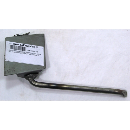 Cavalletto laterale sinistro VESPA 125 V1T prima serie completo adattabile V15T V30 VM VN faro basso