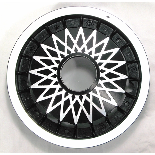 Jante en alliage noir CERES pour VESPA spéciale PX PE GT GL SPRINT VELOCE 50 125 150 200
