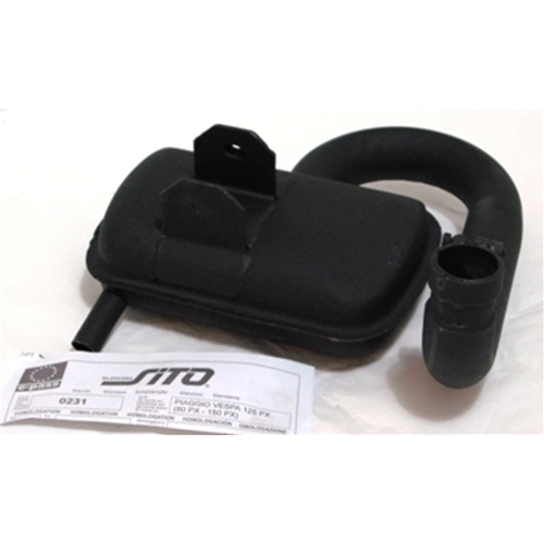 Silenciador SITO para Vespa PX PE 80 125 150 Rainbow