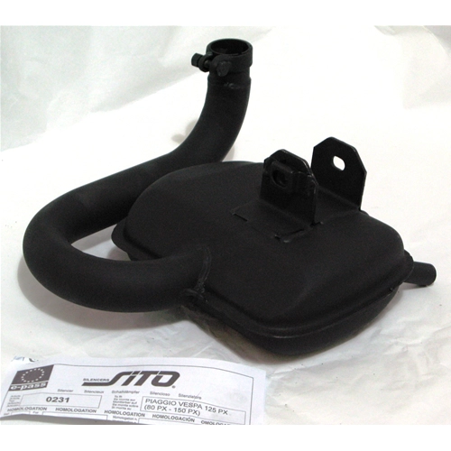 Silenciador SITO para Vespa PX PE 80 125 150 Rainbow