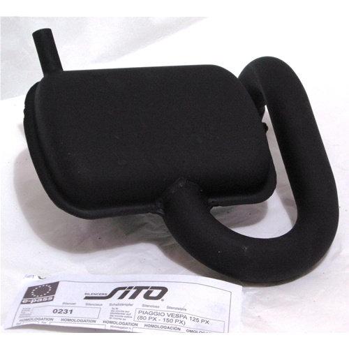 Silenciador SITO para Vespa PX PE 80 125 150 Rainbow