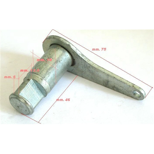 Large type front brake shoe control cam lever for VESPA