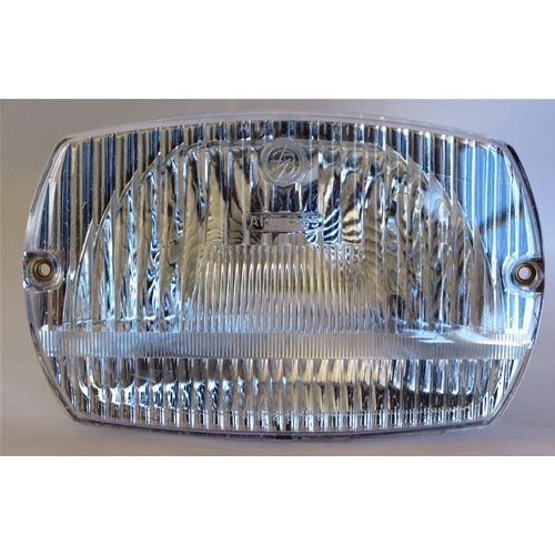 Complete Rectangular White Headlight Assembly for VESPA 50 SPECIAL - ELESTAR ro 126648 166694 1266695 123518 191192
