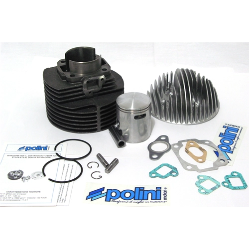 Kit cylindre POLINI 57 mm 130 cm³ pour VESPA 125 ET3 PK double admission