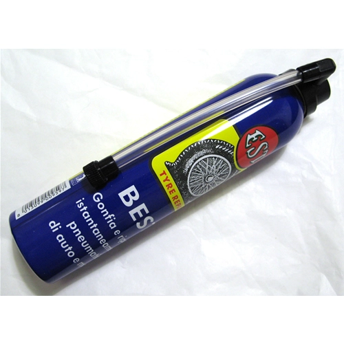 Inflador y reparador de neumáticos y llantas, botella de 300 ml, para todas las Vespas.