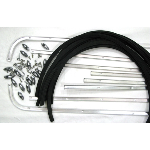 Complete floorboard strip set for VESPA 125 VNA1T VNA2T VNB1T VNB2T
