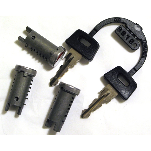 Juego de cerraduras de 3 cilindros para VESPA PX 80 125 150 200 PK 50 125 S XL XL2 AUTOMATICA COSA T5 LML, cerradura de dirección, encendido, puerta lateral del asiento, ro 196486 1792925