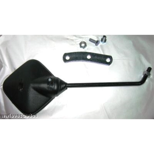 Espejo retrovisor derecho e izquierdo cuadrado con placa para VESPA 50 125 150 200 PK PX PE
