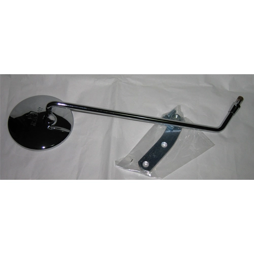 Left chrome rearview mirror diameter 100mm rod 330mm for VESPA 50 80 125 150 180 200 SPECIAL NLR PE PX PK