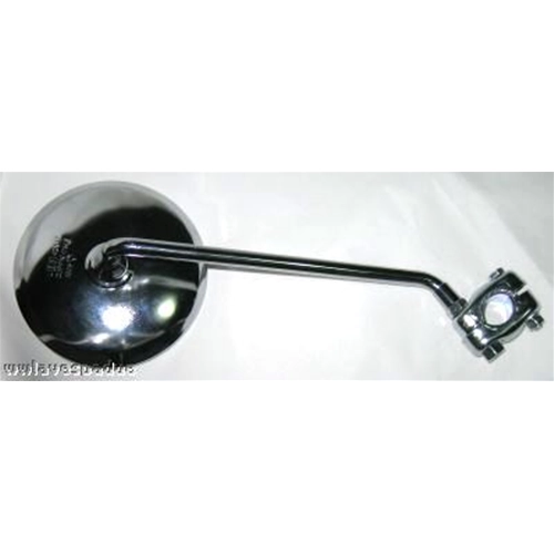 Right rearview mirror with clamp attachment for VESPA low headlight ostrich ape calessino