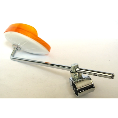 Rétroviseur extérieur gauche orange avec fixation pour LAMBRETTA