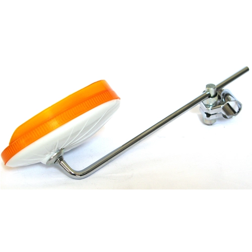 Rétroviseur extérieur gauche orange avec fixation pour LAMBRETTA