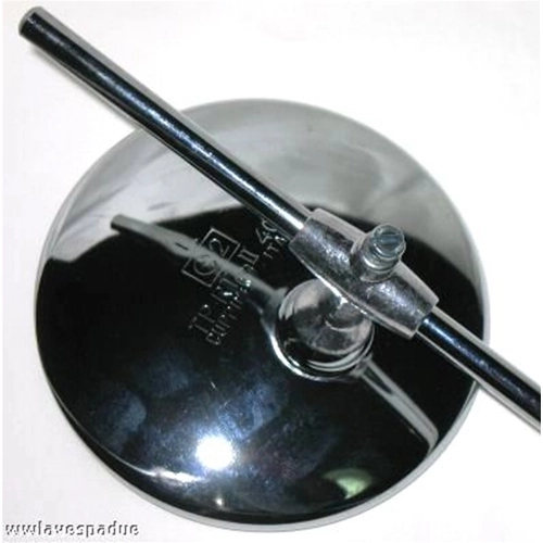 Espejo retrovisor cromado derecho o izquierdo, diámetro 100 mm, con abrazadera para faro de avestruz bajo VESPA 125 150 y Lambretta 125 ABCD