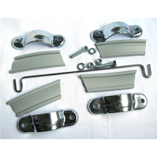 Bracket clamps for attaching mirrors or windshields to the handlebars for VESPA GS VB1T BBA VNB VBB V98T V1T V15T V30T V33T VU1T VM VN VU1T VL PIAGGIO mopeds